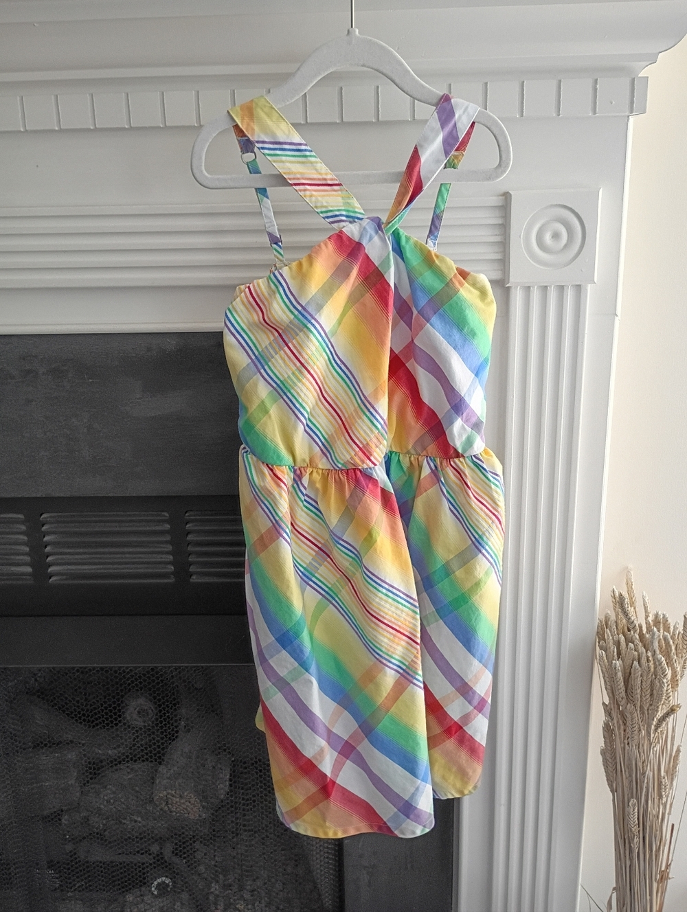 Abercrombie & Fitch 9/10 Rainbow Pride Halter Mini Dress